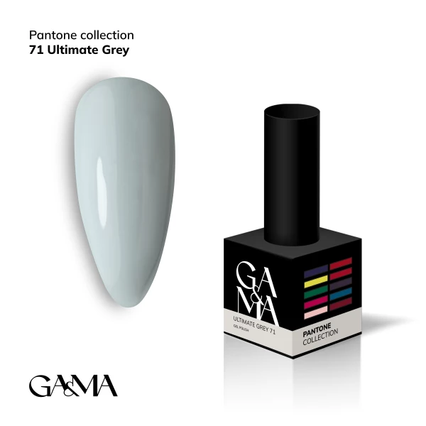 Ga&Ma Pantone collection 071 Ultimate Grey, 10 ml