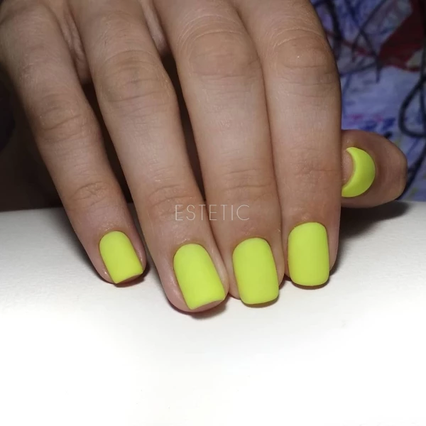 Гель-лак Kira Nails №138 (желтый, эмаль), 6 мл