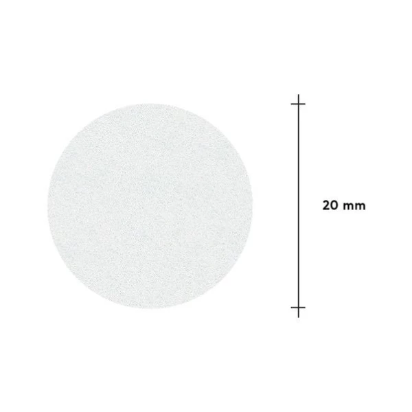 Replaceable white files for the pedicure disk PODODISC STALEKS PRO M 320 grit (50 pcs.)