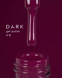 Dark gel polish (new collection) 14, 10 ml