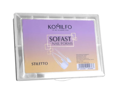 Komilfo SoFast Nail Forms Stiletto, 240 pcs