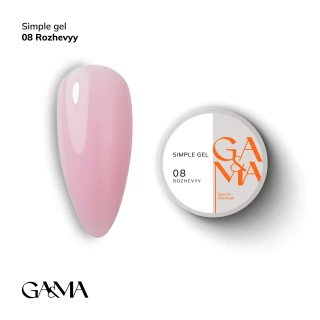 GA&MA Simple gel 008 Рожевий, 30 ml