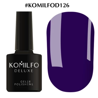 Gel polish Komilfo Deluxe Series No. D126 (dark blue, enamel), 8 ml