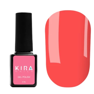 Гель-лак Kira Nails №016 (дуже яскравий малиновий, неоновий), 6 мл