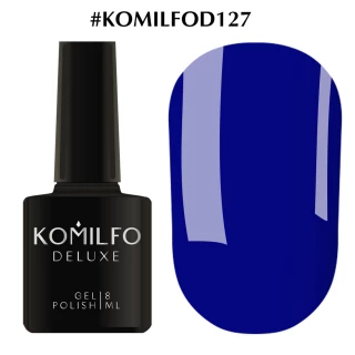 Gel polish Komilfo Deluxe Series No. D127 (royal blue, enamel), 8 ml