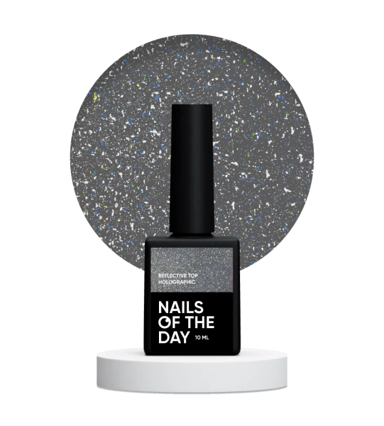 NAILSOFTHENIGHT Top Reflective Holographic, 10 мл