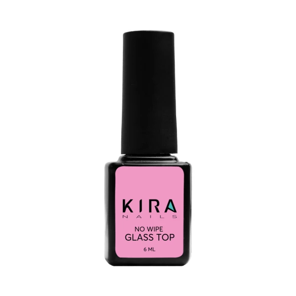 Kira Nails No Wipe Top Coat - закріплювач для гель-лаку БЕЗ липкого шару, 6 мл