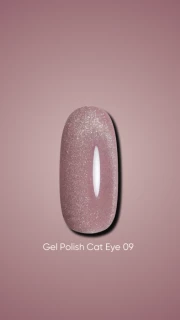 Dark gel polish Cat Eye 09, 10 ml