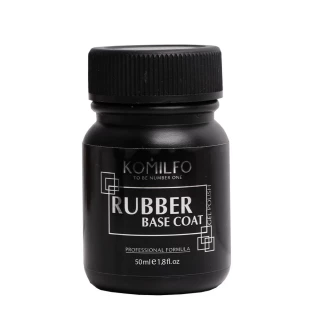 База Komilfo Rubber Base Coat -каучукова база для гель-лаку, 50 мл (без пензлика)