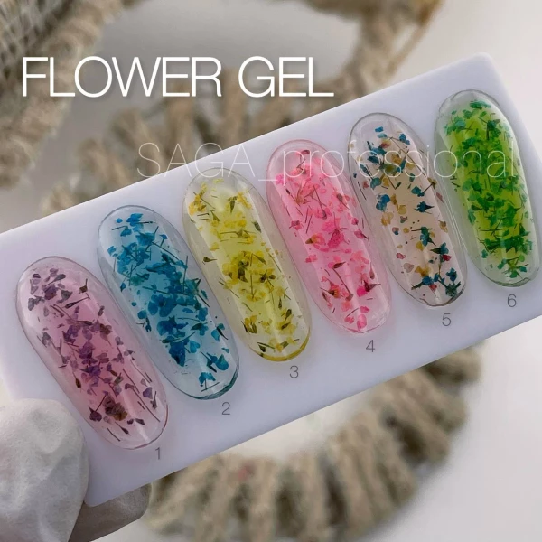 Saga Professional FLOWER GEL №01, 5 мл 