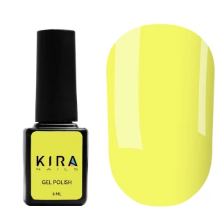 Гель-лак Kira Nails №138 (жовтий, емаль), 6 мл