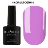 Gel polish Komilfo Deluxe Series No. D046 (lilac, enamel), 8 ml