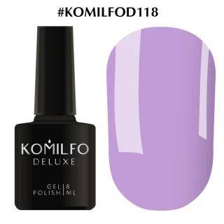 Lakier hybrydowy Komilfo Deluxe Series nr D118 (jasny fiolet, emalia), 8 ml