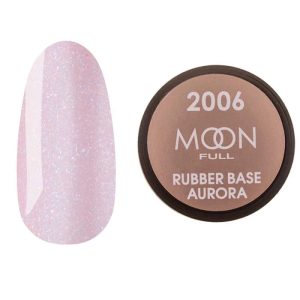 MOON FULL RUBBER BASE AURORA №2006, 15 ml (без пензлика)