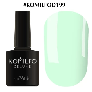 Gel polish Komilfo Deluxe Series No. D199 (light mint, enamel), 8 ml