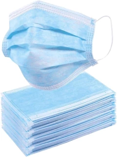 Protective mask 3-layer (blue) Package (50 Pcs.)