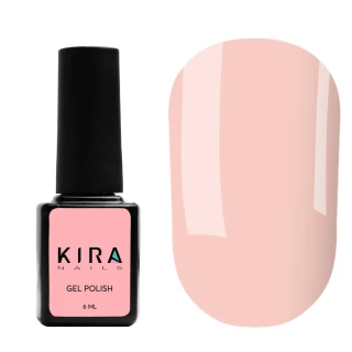 Гель-лак Kira Nails №013 (світлий персиково-рожевий, емаль), 6 мл