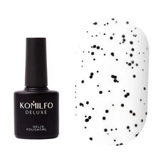 Komilfo No Wipe Matte Dragon Fruit Top - матовый топ без липкого слоя с крошкой, 8 мл