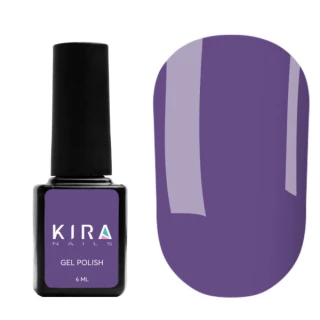 Гель-лак Kira Nails №158 (приглушений фіолетовий, емаль), 6 мл