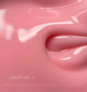 Saga professional Гель для нарощування Liquid Gel №02, 15мл