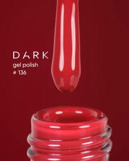 Dark gel polish (new collection) 136, 10 ml