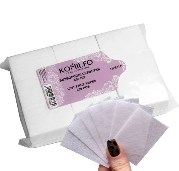 Komilfo lint-free napkins 630 pcs.