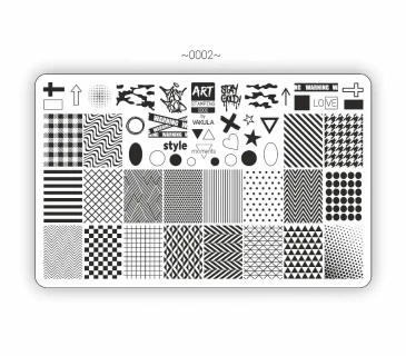 ART Stamping Plate 0002