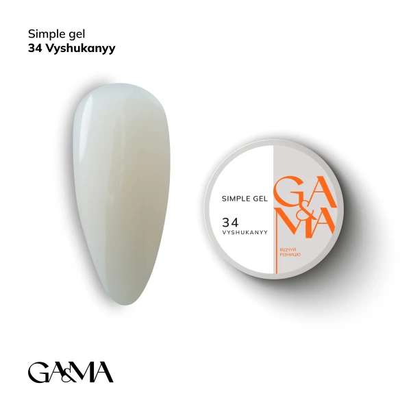 Ga&Ma Simple gel 034 Refined, 15 ml