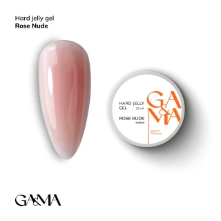 Ga&Ma Hard Jelly żel rose nude, 30 ml