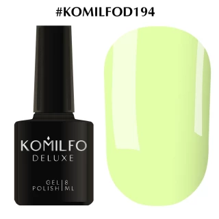 Gel polish Komilfo Deluxe Series No. D194 (pale yellow, enamel), 8 ml