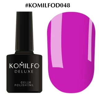 Gel polish Komilfo Deluxe Series No. D048 (fuchsia, enamel), 8 ml