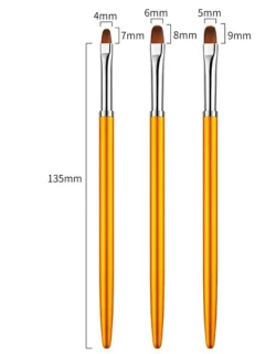 Brush for gel 5*9 mm