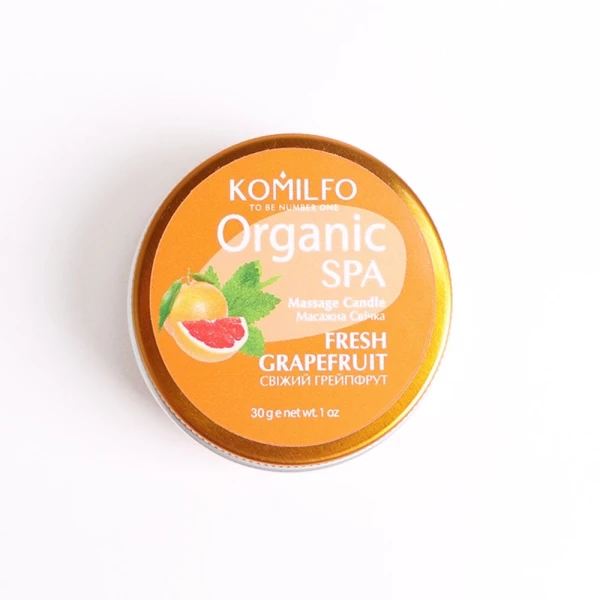 Komilfo Massage Candle - Fresh Grapefruit, 30 g