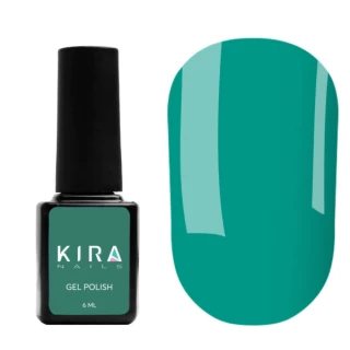 Гель-лак Kira Nails №078 (зелений, емаль), 6 мл