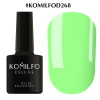 Lakier hybrydowy Komilfo Deluxe Series nr D268 (sałata, neon, emalia), 8 ml