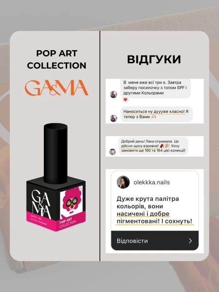 Ga&Ma Pop Art collection 163 Bozhevillya, 10 ml