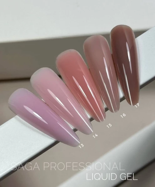 Saga professional Гель для нарощування Liquid Gel №13, 15 мл