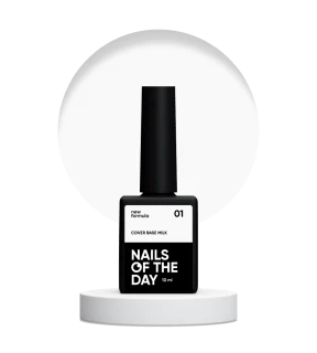 NAILSOFTHEDAY Cover base Milk №01, 10 ml