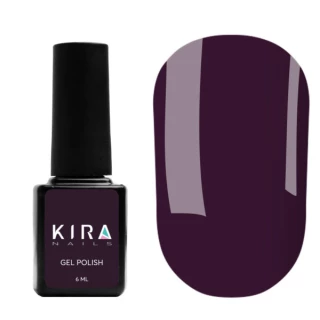 Гель-лак Kira Nails №153 (темний баклажан, емаль), 6 мл