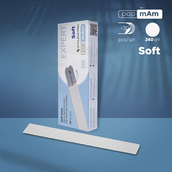 Replaceable files on a soft papmAm basis for a straight saw EXPERT 20 240 grit (25 pcs.)