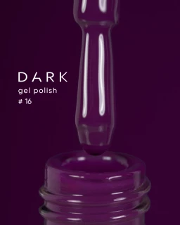 Dark gel polish (new collection) 16, 6 ml