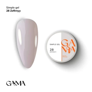 Ga&Ma Simple gel 028 Marshmallow, 30 ml