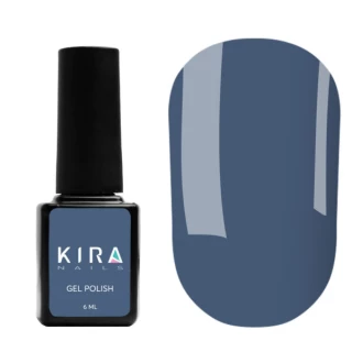 Гель-лак Kira Nails №161 (темний синьо-лазуровий, емаль), 6 мл