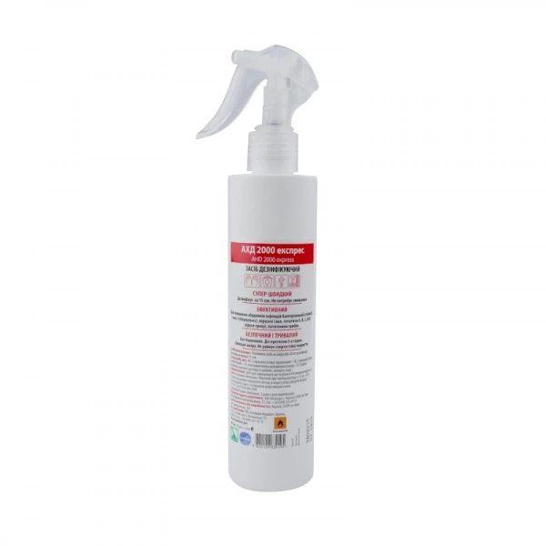 AHD, 250 ml - Antiseptic disinfectant for hands and surfaces