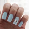 Gel polish Komilfo Deluxe Series No. D136 (pale blue, enamel), 8 ml