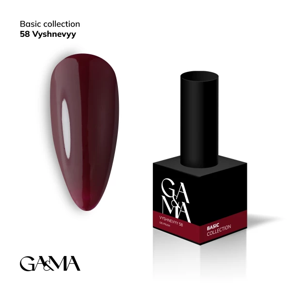 GA&MA Basic collection 058 вишневий, 10 ml