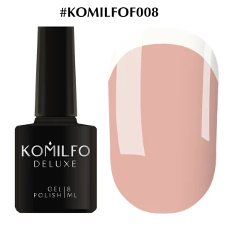 Гель-лак Komilfo French Collection №F008 (светлый пастельно-розовый для френча), 8 мл