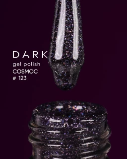 Dark gel polish Cosmos 123, 10 ml