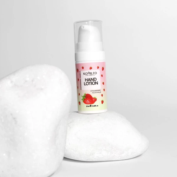 Komilfo Hand Lotion Strawberry - strawberry hand lotion, 10 ml