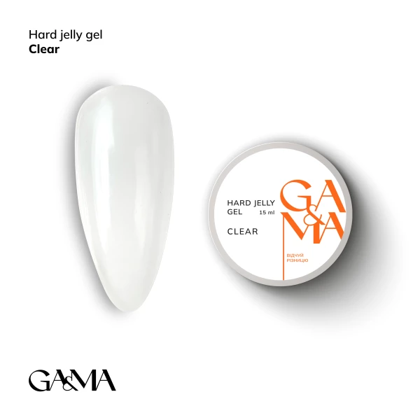 Ga&Ma Hard Jelly gel clear, 30 ml